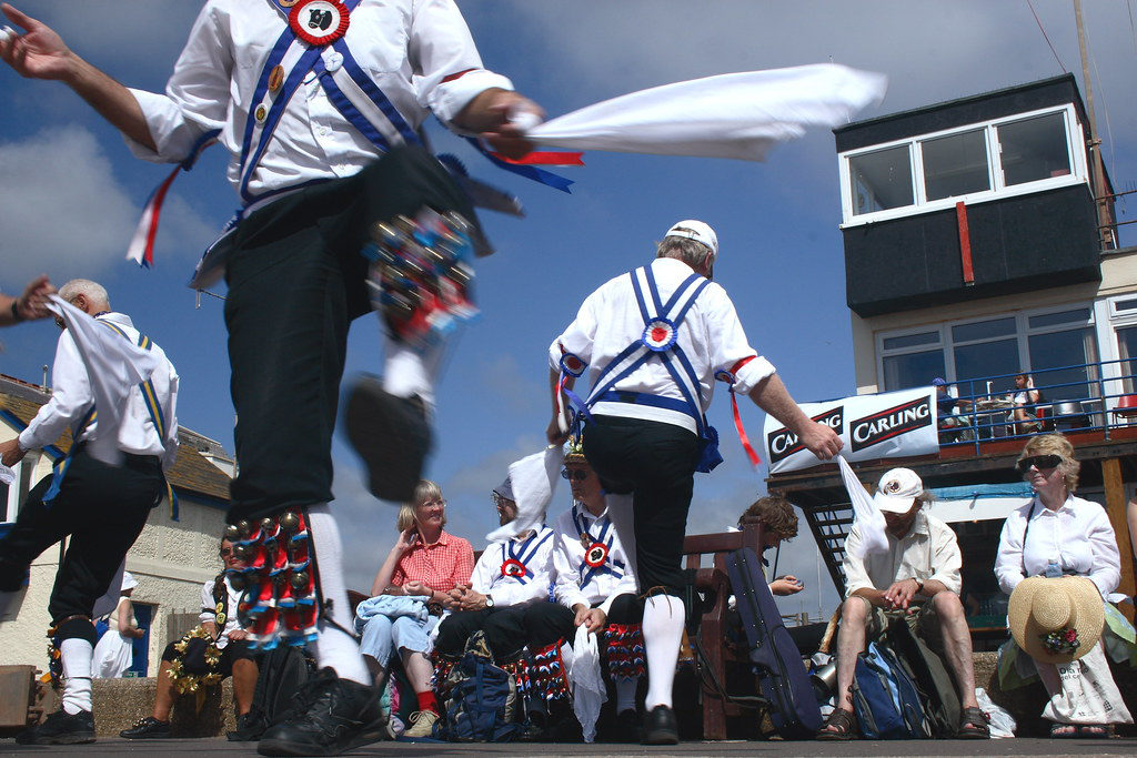 morris dancing at Sidmouth folk festival
